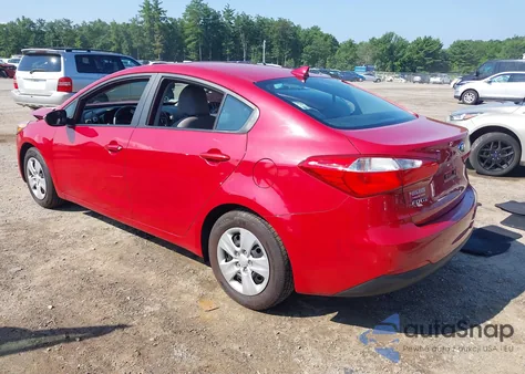 2015 Kia Forte Lx из США, поврежденный, VIN KNAFX4A62F5426362